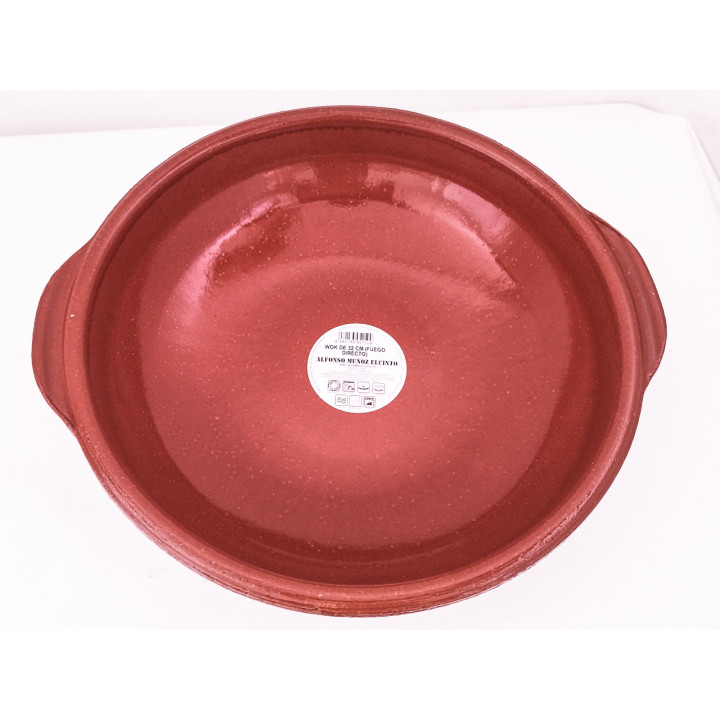 Wok de barro 32cm