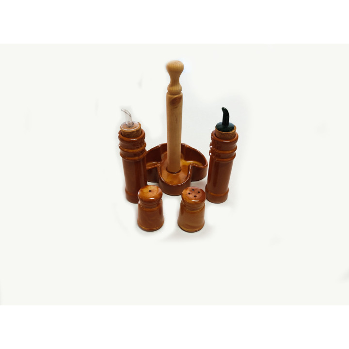 Juego 5 piezas de aceite y vinagre
